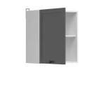 Wall cabinet JUNONA LINE G1D/50/57LP BRW graphite order